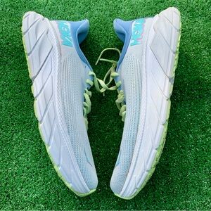 Hoka Arahi 7 Womens 7.5 Wide Shoes Road Running Stability Trainer Blue Gray